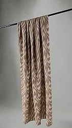 Curtains - Cotton curtain Laura (dark beige)