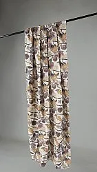 Curtains - Cotton curtain Lise (brown)