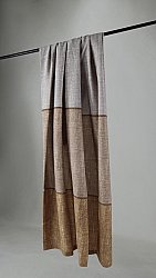 Curtains - Linen curtain Perrine (grey/brown)