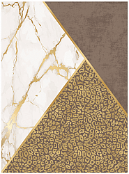 Wilton rug - Granada (brown/white/gold)
