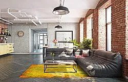 Wilton rug - Melide (yellow)