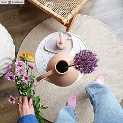 Round rug - Hamilton (nature)