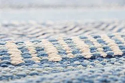 Rag rug - Havtorn (blue)