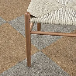 Wall-to-wall carpet - Almeria Carpet tiles 24 pcs (beige)
