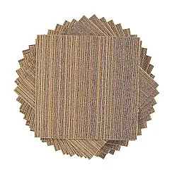 Wall-to-wall carpet - Almeria Carpet tiles 24 pcs (irregularly striped brown)