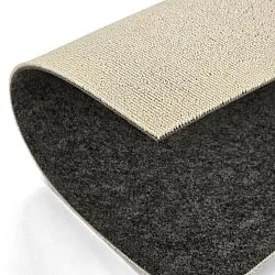 Wall-to-wall carpet - Almeria Carpet tiles 24 pcs (cream)
