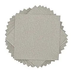 Wall-to-wall carpet - Almeria Carpet tiles 24 pcs (striped grey)