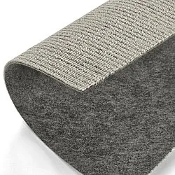 Wall-to-wall carpet - Almeria Carpet tiles 24 pcs (striped grey)