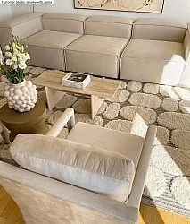 Shaggy rugs - Fondi (beige)