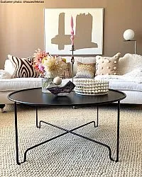 Round rug - Avafors Wool Bubble (beige)