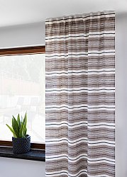 Curtains - Linen curtain Ilse (brown/multi)