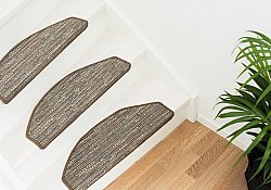 Stair carpet - Sylt 28 x 65 cm (grey mix)
