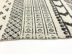 Rag rugs - Marrakech (black/grey/white)