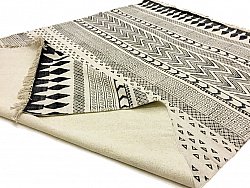 Rag rugs - Marrakech (black/grey/white)