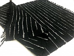 Rag rugs - Nordal Design (black, 100% leather)