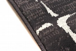 Wilton rug - Florence Cross (black)