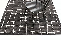 Wilton rug - Florence Cross (grey)