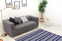 Rag rug - Ystad (blue)