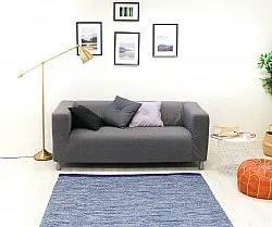 Rag rug - Slite (blue)