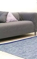 Rag rug - Slite (blue)