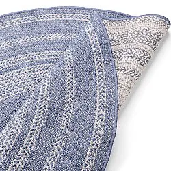 Round rug - Indoor/Outdoor Angus (blue)