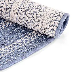 Round rug - Indoor/Outdoor Angus (blue)