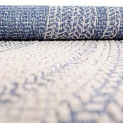 Round rug - Indoor/Outdoor Angus (blue)