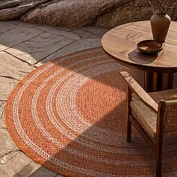 Round rug - Indoor/Outdoor Angus (red)