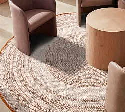 Round rug - Indoor/Outdoor Angus (red)