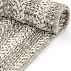 Oval rug - Indoor/outdoor Leander (beige)