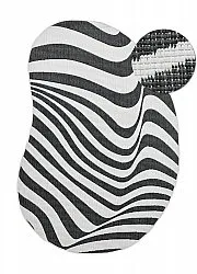 Indoor/Outdoor rug - utomhusmatta - Remina (black/white)