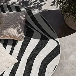 Indoor/Outdoor rug - utomhusmatta - Remina (black/white)