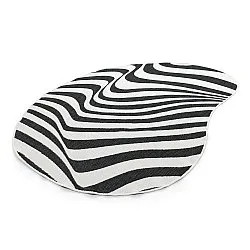 Indoor/Outdoor rug - utomhusmatta - Remina (black/white)