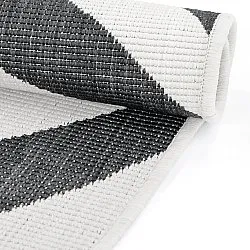 Indoor/Outdoor rug - utomhusmatta - Remina (black/white)