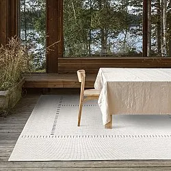 Indoor/Outdoor rug - utomhusmatta - Rhea (white)