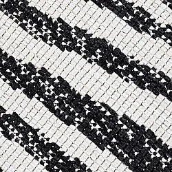 Indoor/Outdoor rug - utomhusmatta - Vaura (black/white)