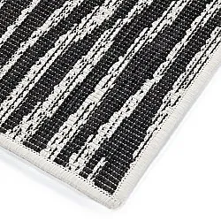 Indoor/Outdoor rug - utomhusmatta - Vaura (black/white)