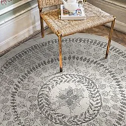 Round rug - Indoor/Outdoor Malcolm (grey)