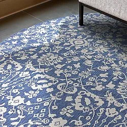 Round rug - Brussels Ocean (blue)
