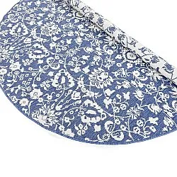 Round rug - Brussels Ocean (blue)