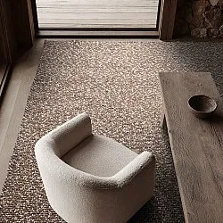 Indoor/Outdoor rug - Orta Wool Look (brown)