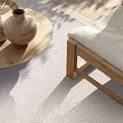 Indoor/Outdoor rug - Orta Wool Look (cream)