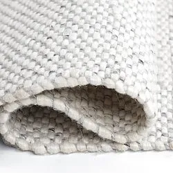 Indoor/Outdoor rug - Orta Wool Look (light grey)