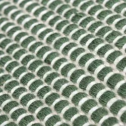 Indoor/Outdoor rug - Coastal Wool Look (green/white)