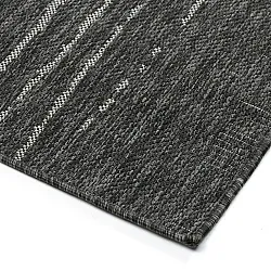 Indoor/Outdoor rug - Ragusa (black/cream)