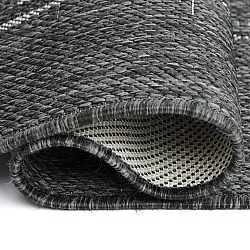 Indoor/Outdoor rug - Ragusa (black/cream)