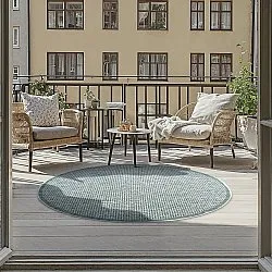 Round rug - Tromsø (green)