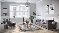 Wilton rug - Lukla (blue)