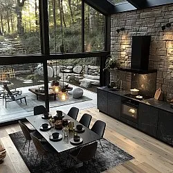 Wilton rug - Lynton (black)