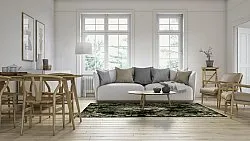 Wilton rug - Taknis (dark green)